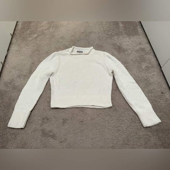 J. Crew Sweaters - J. Crew White Rollneck Sweater